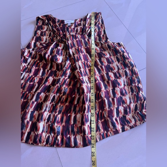 Joie Women's Yellow Silk Malta Halter Blouse Top Size L $198 Lightweight Gold - Picture 8 of 15